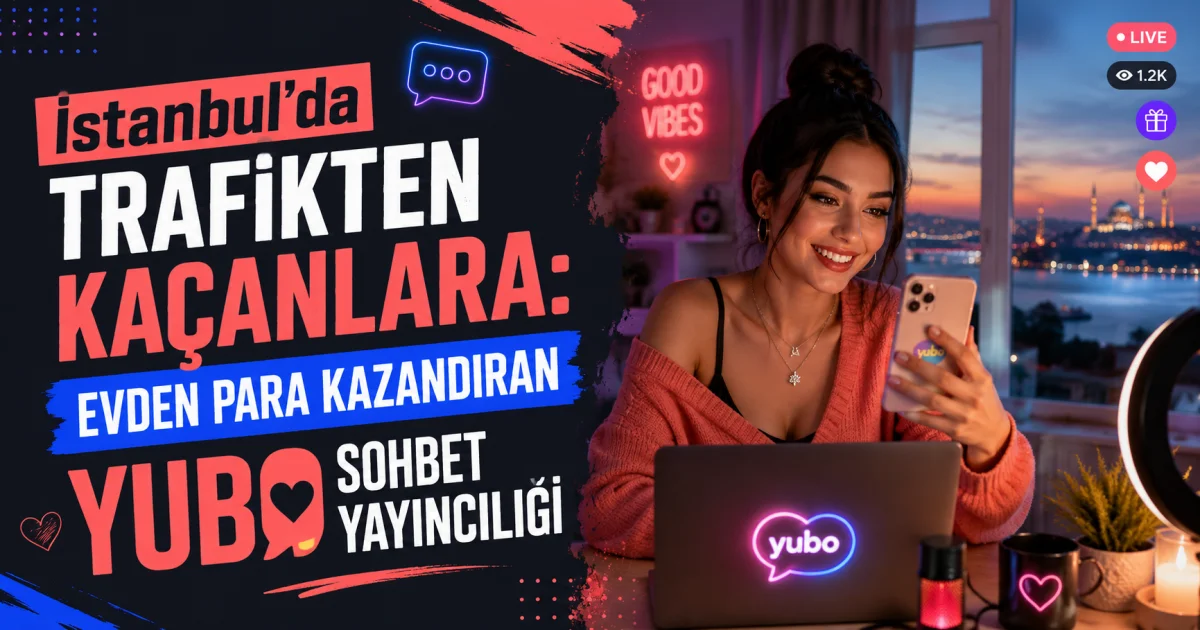 Escape Istanbul Traffic: Earn Money from Home with Yubo Chat Broadcasting