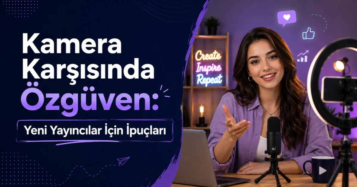 Kamera Karşısında Özgüven: Yeni Yayıncılar İçin İpuçları