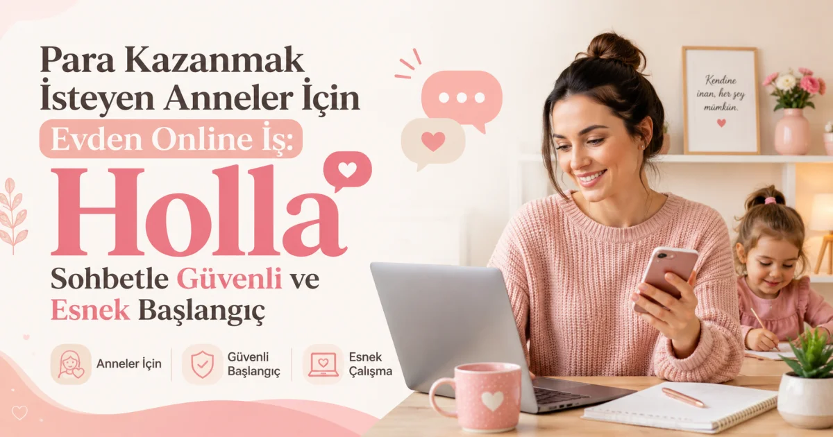 Pul Qazanmaq İstəyən Analara Evdən Onlayn İş: Holla Sohbetlə Təhlükəsiz və Elastik Başlanğıc
