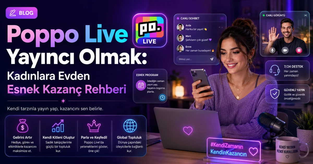 Become a Poppo Live Host: Flexible Home Earnings Guide for Women