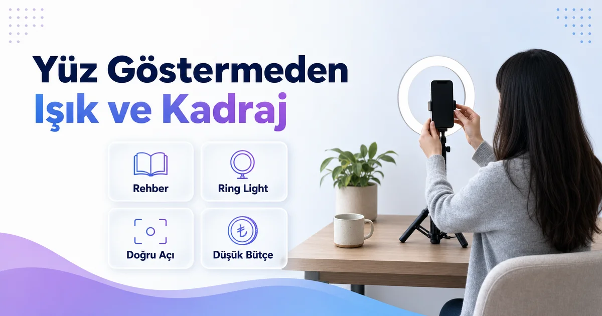 Lighting and Framing Without Showing Your Face: A Low-Budget Broadcast Setup for Hosts