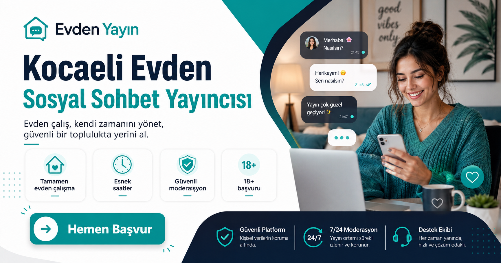 Kocaeli Evdən Sosial Söhbət Yayımçısı