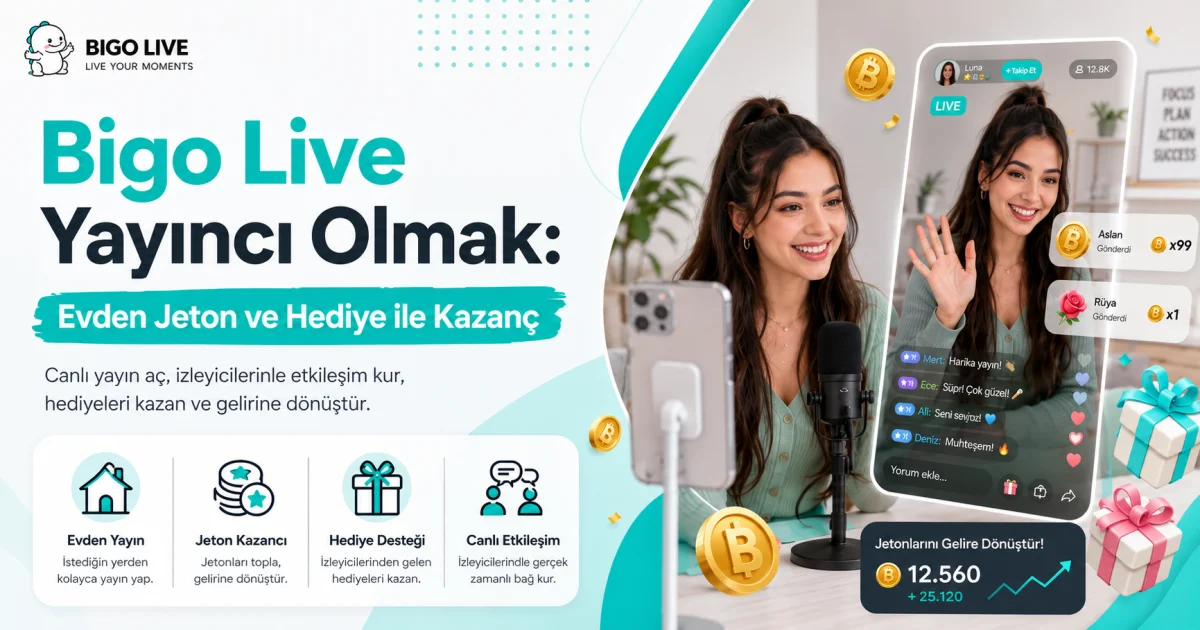 Become a Bigo Live Broadcaster: Earn Tokens and Gifts from Home