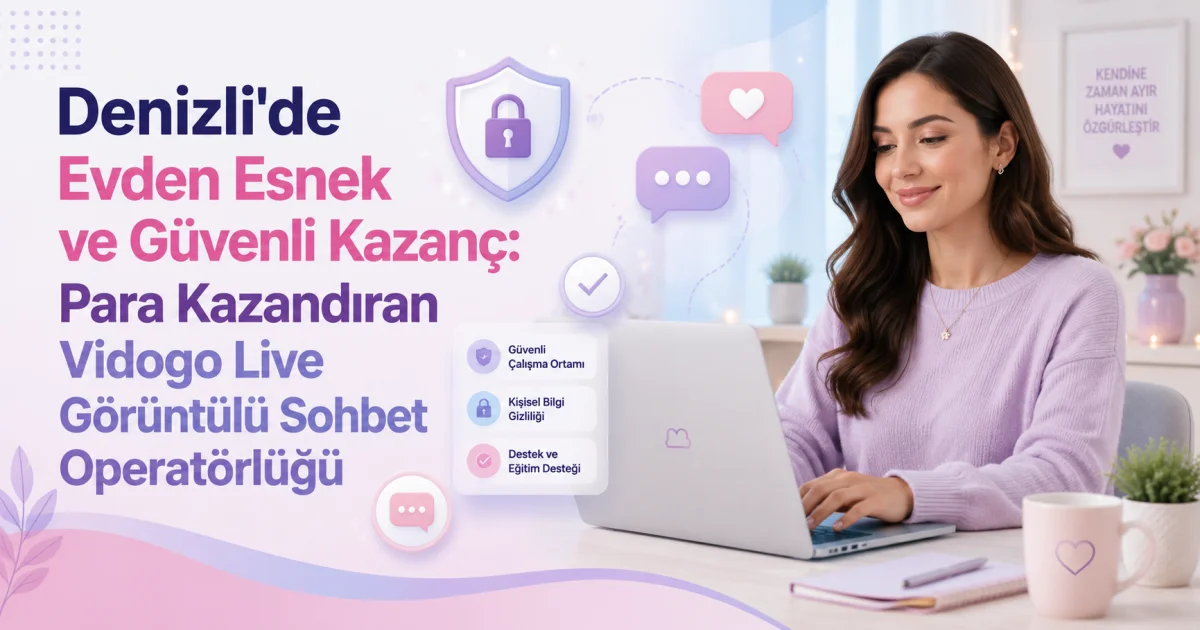 Denizlində Evdən Çevik və Təhlükəsiz Gəlir: Pul Qazanmaq Üçün Vidogo Live Video Çat Operatorluğu