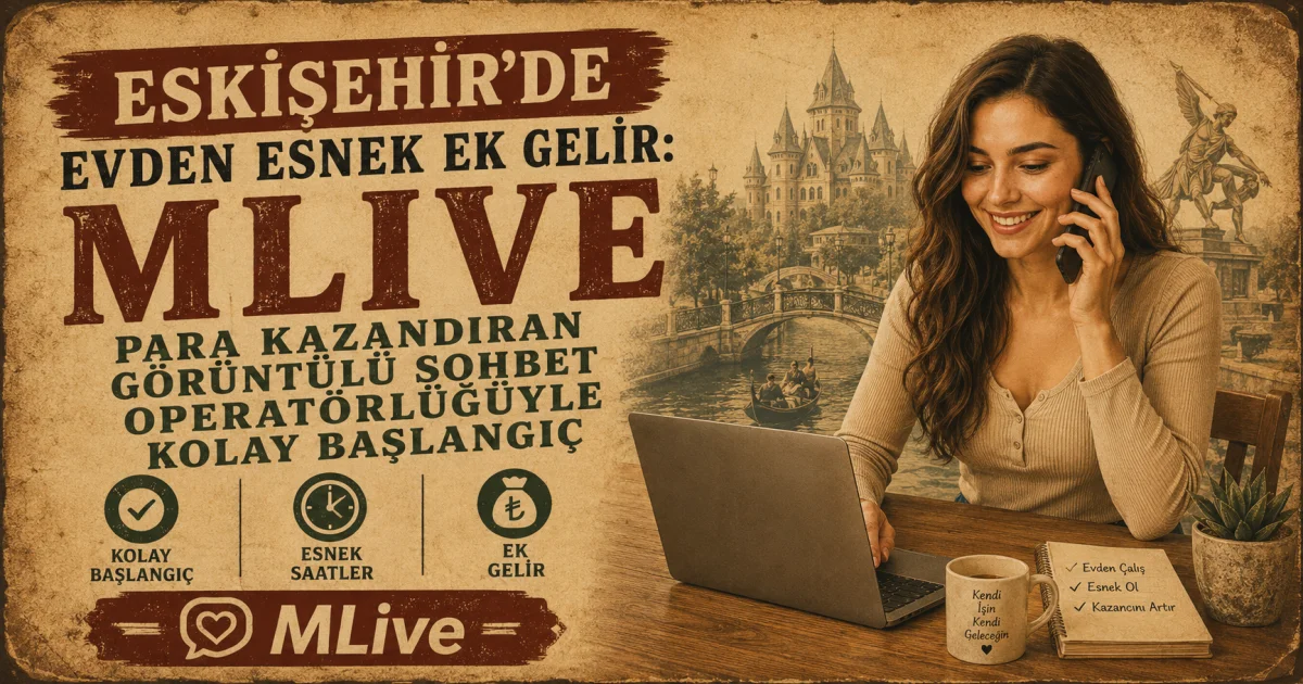 Eskişehir'de Evden Esnek Ek Gelir: Para Kazandıran MLive Görüntülü Sohbet Operatörlüğüyle Kolay Başlangıç