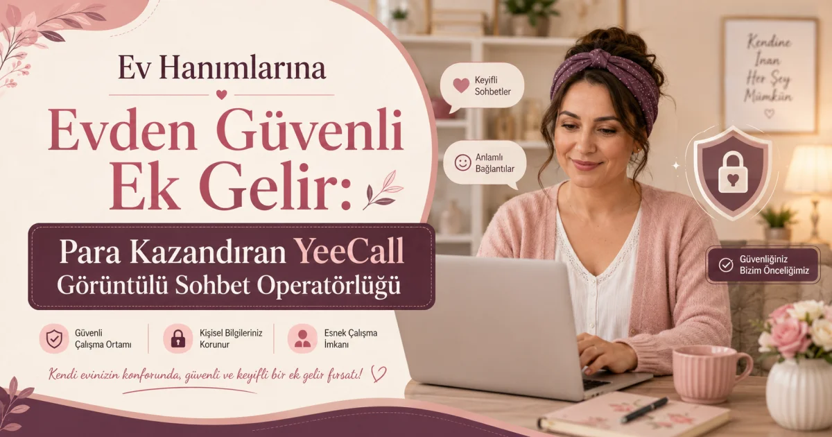 Safe Home-Based Extra Income for Homemakers: Profitable YeeCall Video Chat Hosting