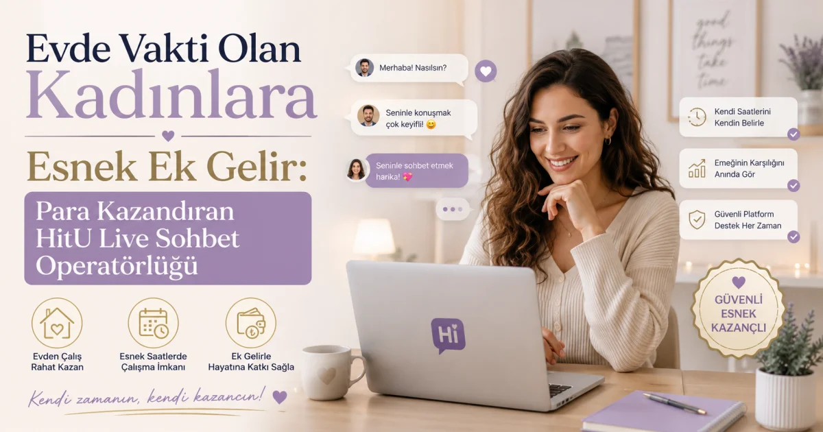 Evdə Vaxtı Olan Qadınlar üçün Elastik Əlavə Gəlir: HitU Live Söhbət Operatorluğu