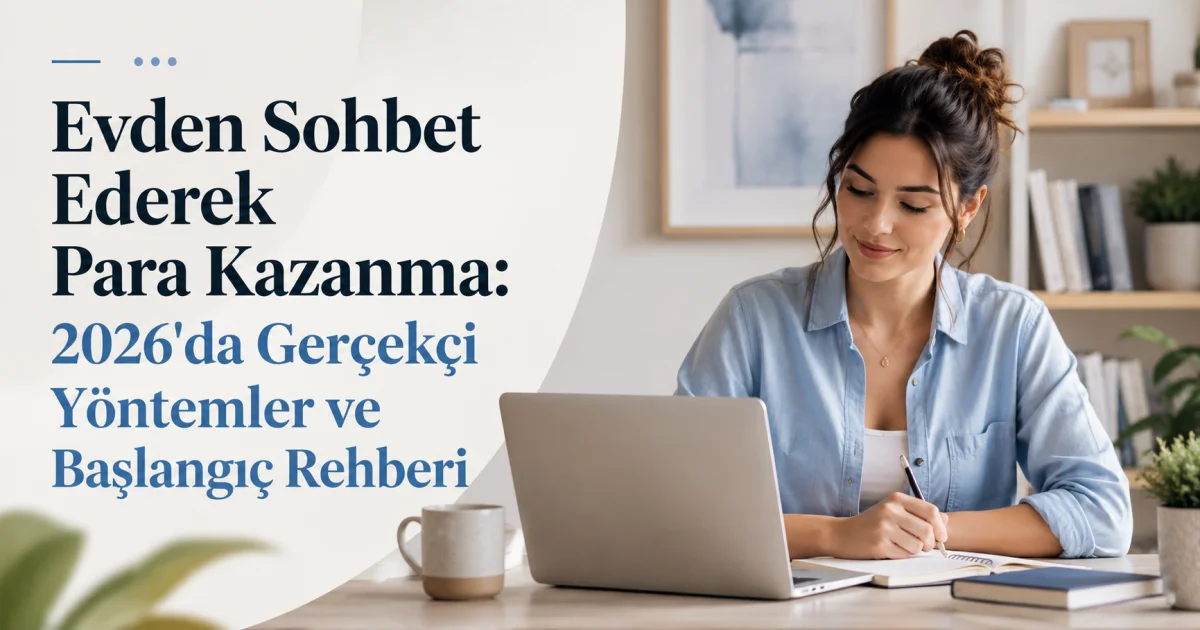 Evdən Söhbət Edərək Pul Qazanmaq: 2026-cı il üçün Realist Yollar və Başlanğıc Bələdçisi