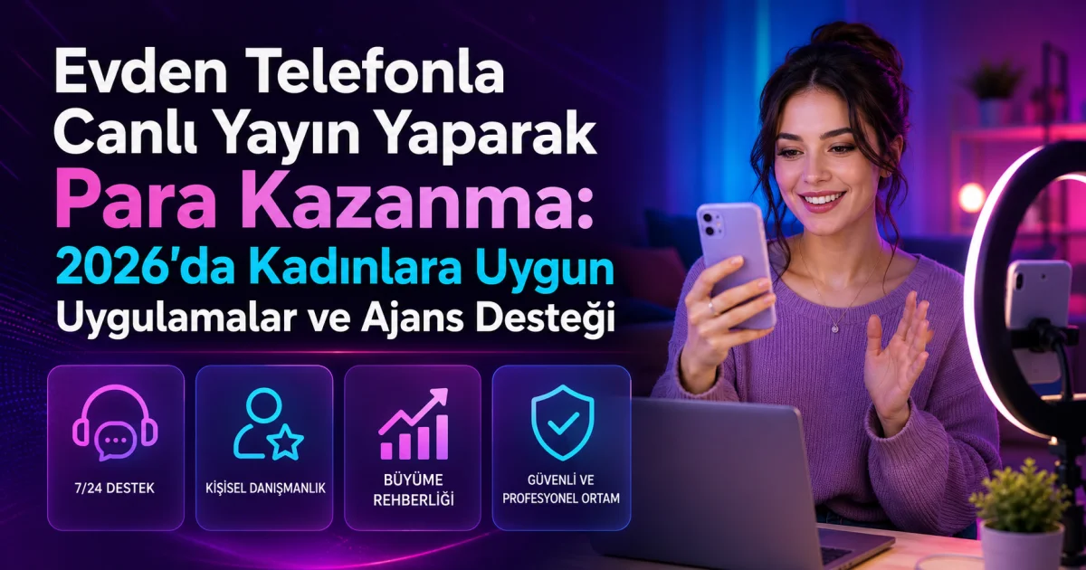 Earn Money Live Streaming from Home by Phone: Apps and Agency Support for Women in 2026
