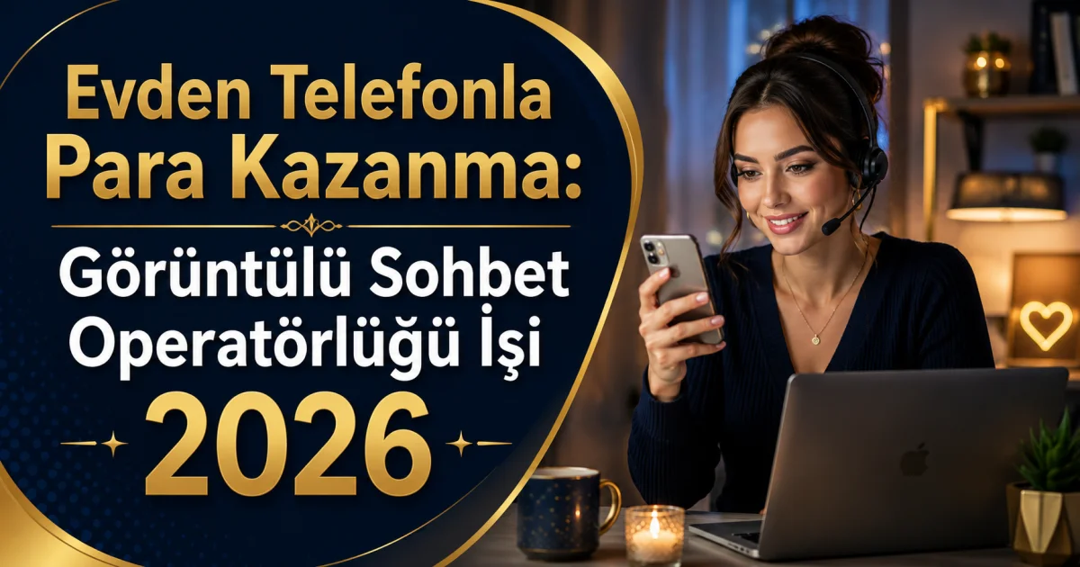 Evdən Telefonla Pul Qazanmaq: Video Çat Operatorluğu İş 2026