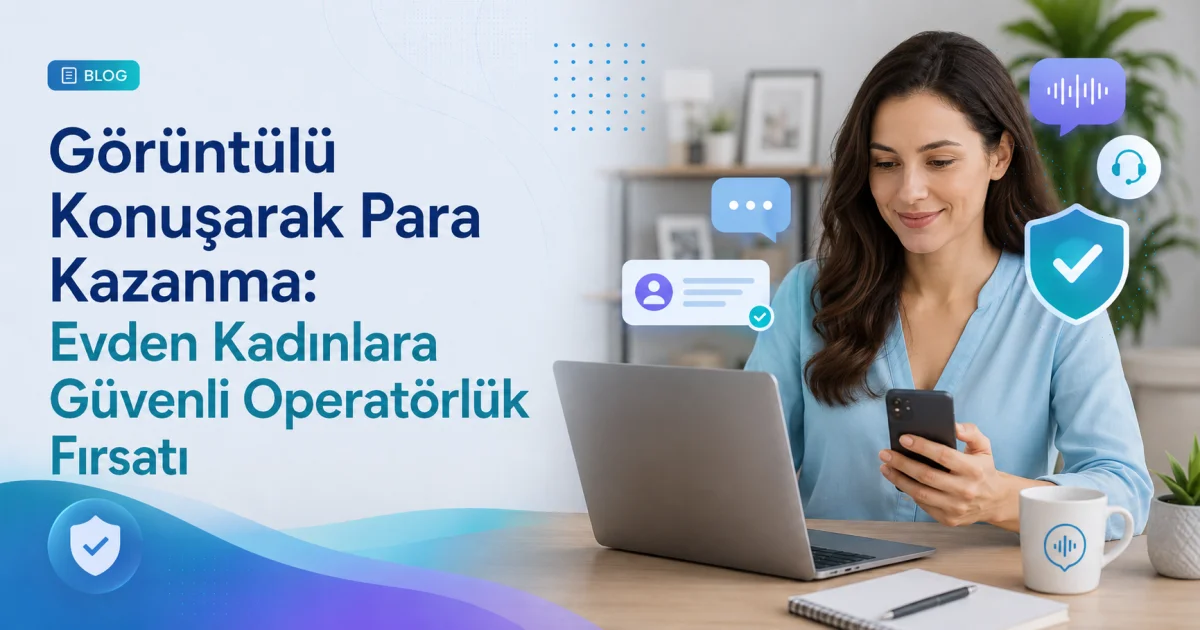 Video Zəng Edərək Pul Qazanmaq: Evdən Qadınlar üçün Təhlükəsiz Operator İmkanı