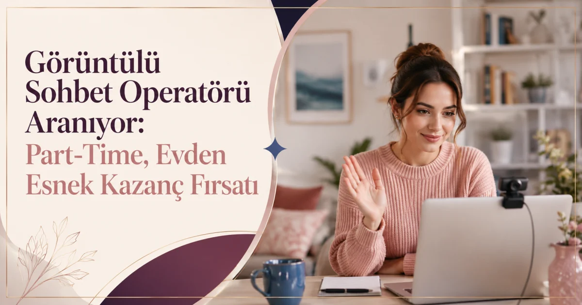 Требуется Оператор Видеочата: Частичная Занятость, Гибкий Заработок из Дома
