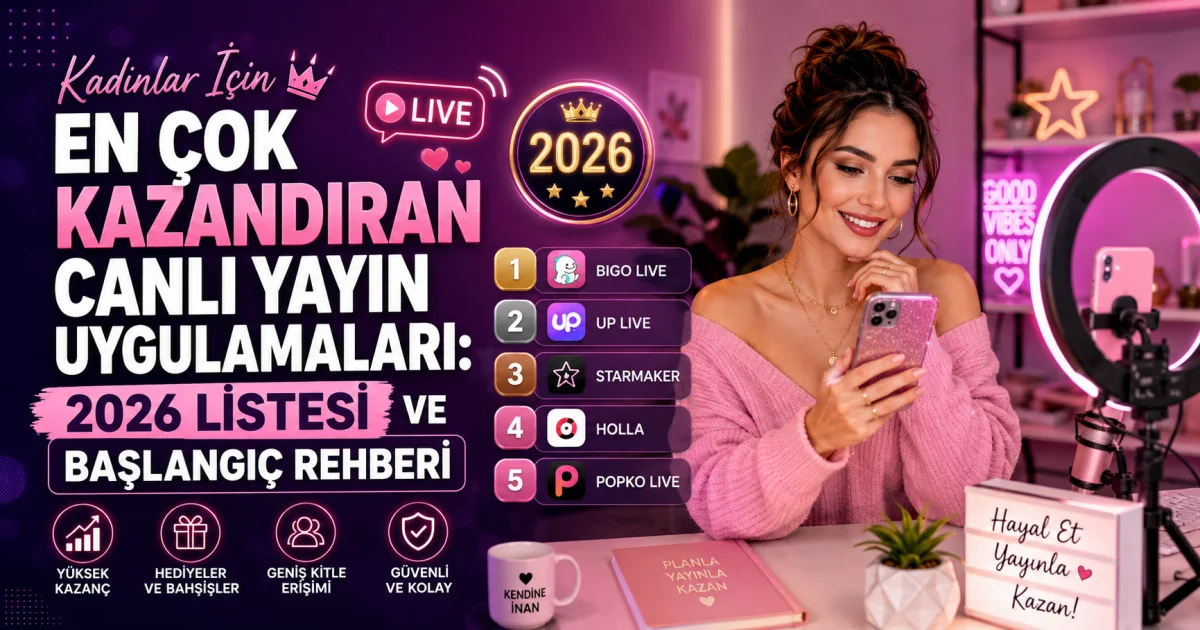 Top Earning Live Streaming Apps for Women: 2026 List and Getting Started Guide
