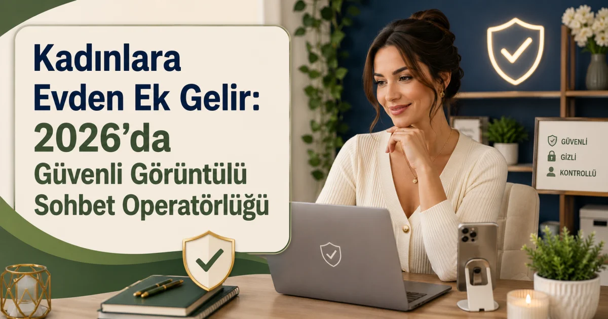 Qadınlar üçün Evdən Əlavə Gəlir: 2026-cı ildə Təhlükəsiz Video Çat Operatorluğu