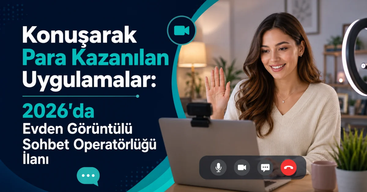 Danışaraq Pul Qazanılan Tətbiqlər: 2026-cı ildə Evdən Video Sohbet Operatoru Vakansiyası