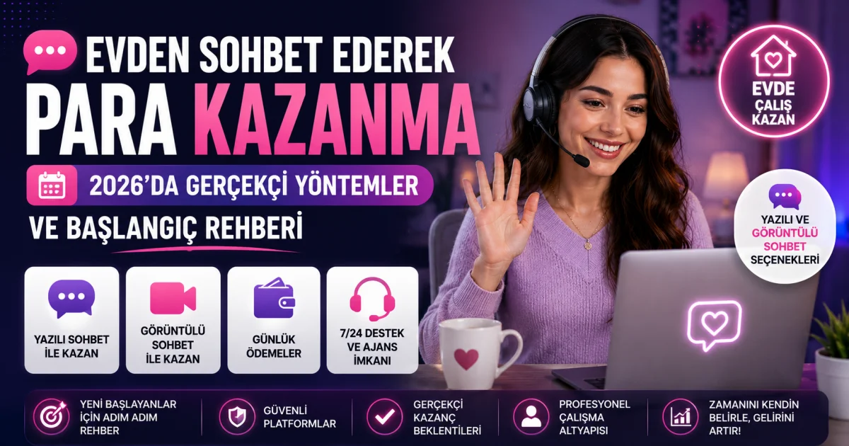 Mesajlaşarak Para Kazanma İşi: Evden Yazılı Sohbet Operatörlüğü
