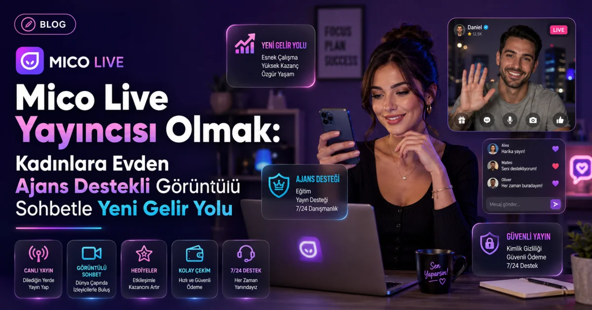 Become a Mico Live Streamer: New Income Opportunity for Women with Agency-Supported Video Chat from Home