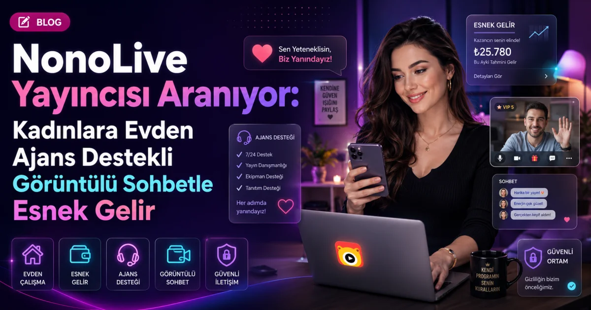 NonoLive Yayımçısı Axtarılır: Qadınlar üçün Evdən Agentlik Dəstəyi ilə Elastik Gəlir