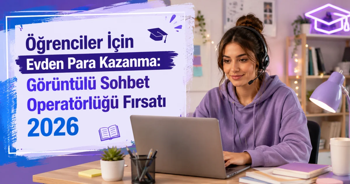 Tələbələr Üçün Evdən Pul Qazanma: 2026-cı ildə Video Çat Operatorluğu İmkanı