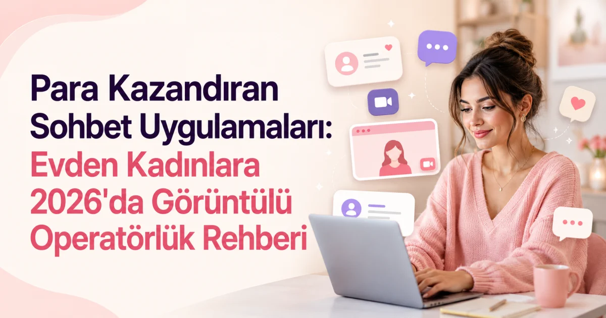 Money-Making Chat Apps: 2026 Video Operator Guide for Women at Home