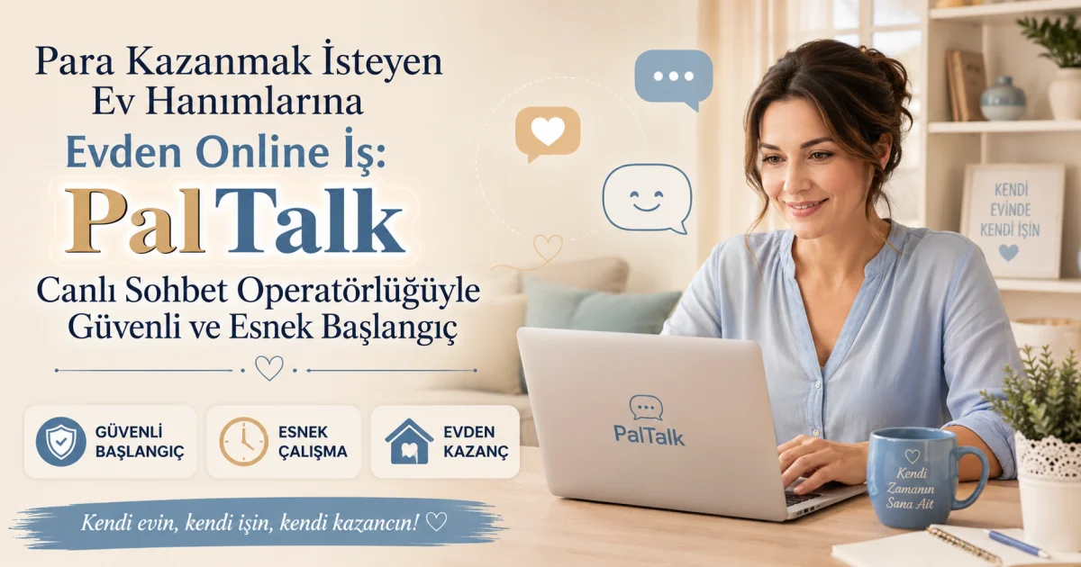 Online Work From Home for Housewives Who Want to Earn: Safe and Flexible Start with PalTalk Live Chat Operator