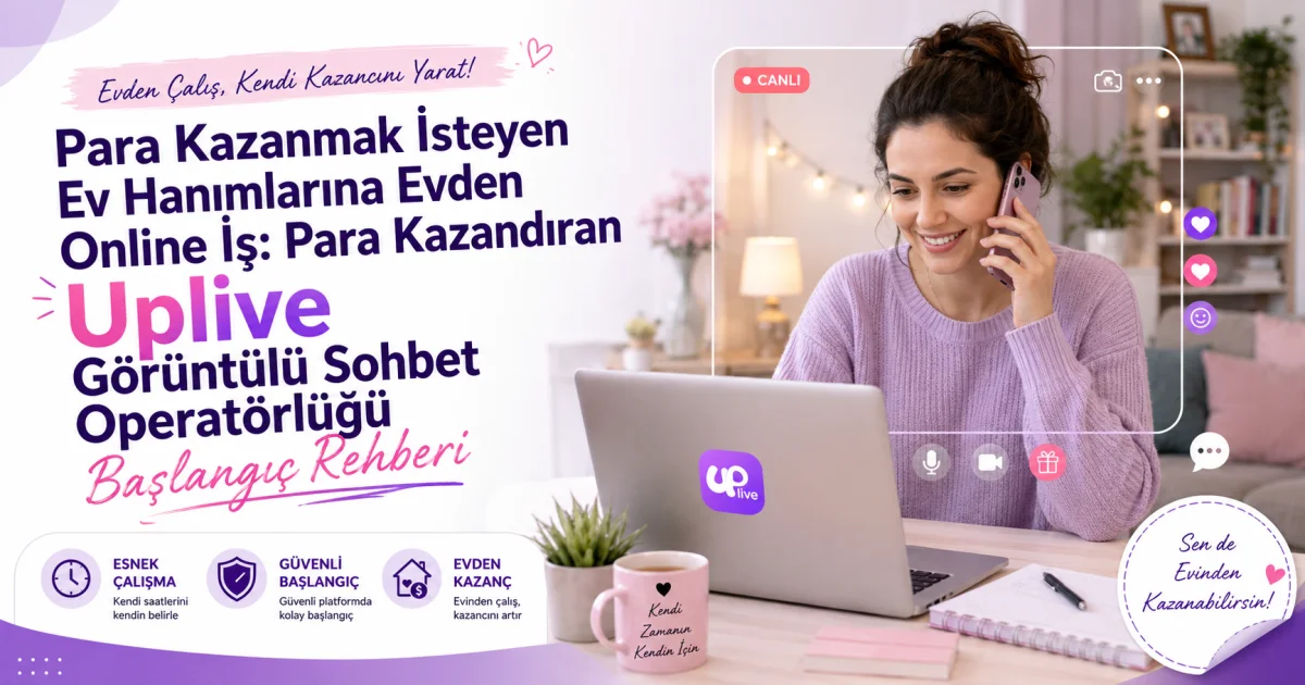 Online Home Job for Housewives Who Want to Earn Money: Beginner's Guide to Uplive Video Chat Operator