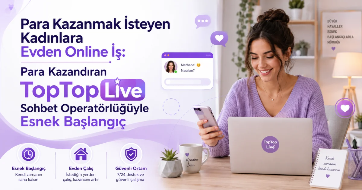 Pul Qazanmaq İstəyən Qadınlar üçün Evdən Onlayn İş: TopTop Live Söhbət Operatorluğu ilə Elastik Başlanğıc