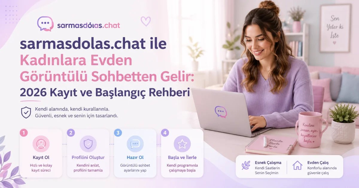 Income from Video Chat at Home for Women with sarmasdolas.chat: 2026 Registration and Getting Started Guide