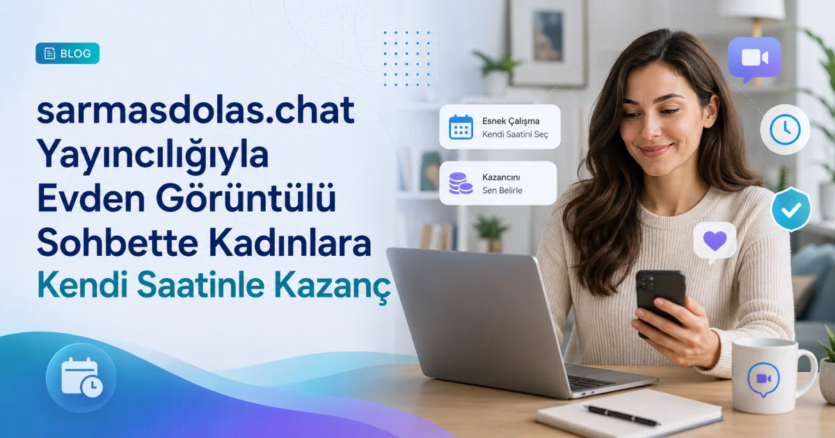Earn from Home Video Chat for Women with sarmasdolas.chat Broadcasting on Your Own Schedule