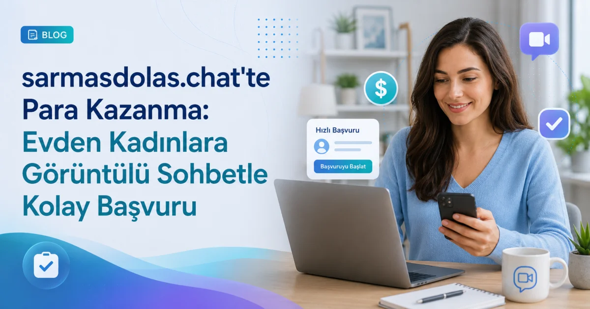 Earn Money on sarmasdolas.chat: Easy Video Chat Application for Women from Home