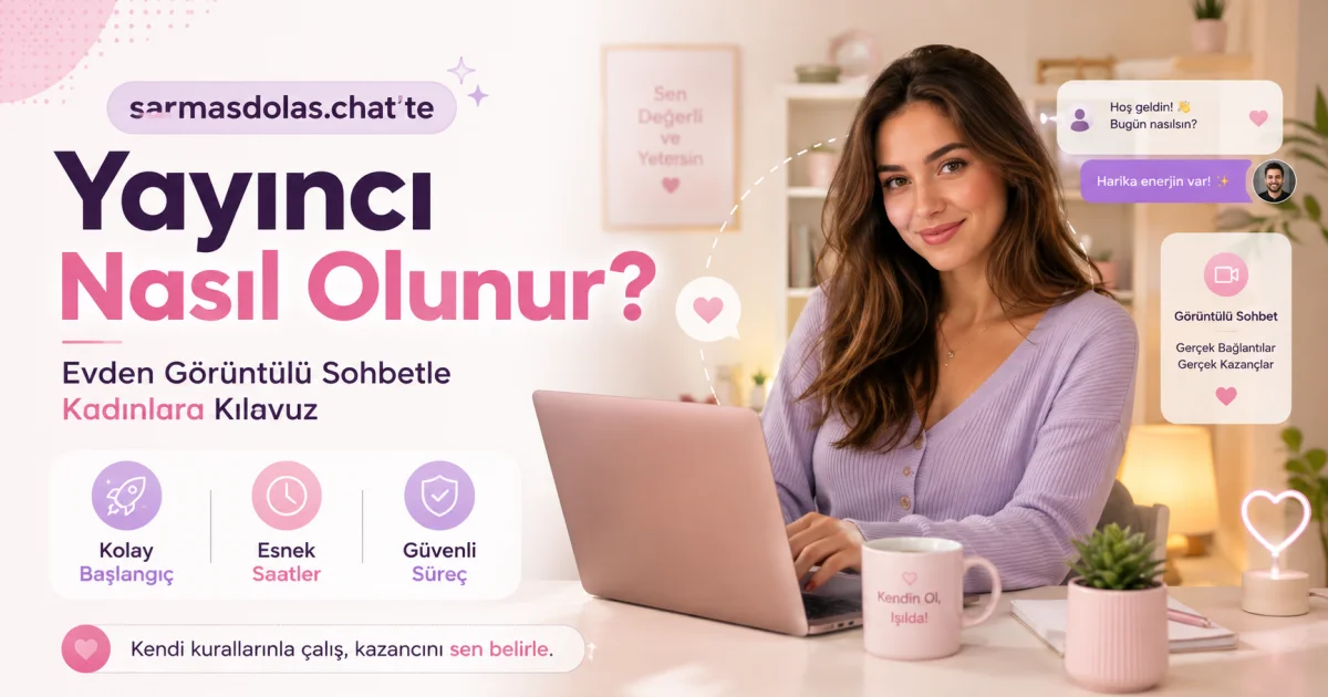 sarmasdolas.chat-də Yayımçı Necə Olunur? Evdən Video Söhbətlə Qadınlar Üçün Bələdçi