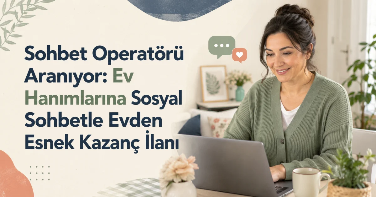 Söhbət Operatoru Axtarılır: Ev Qadınları üçün Evdən Sosial Söhbətlə Esnek Gəlir İmkanı