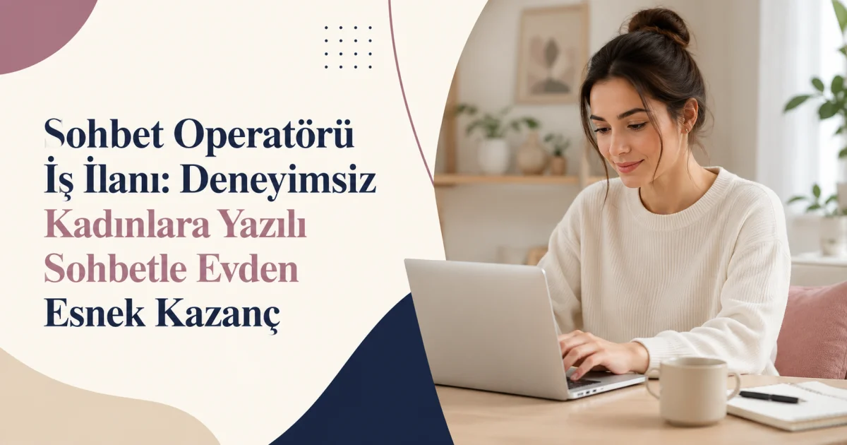 Söhbət Operatoru İş Elanı: Təcrübəsiz Qadınlar üçün Yazılı Söhbətlə Evdən Esnek Gəlir