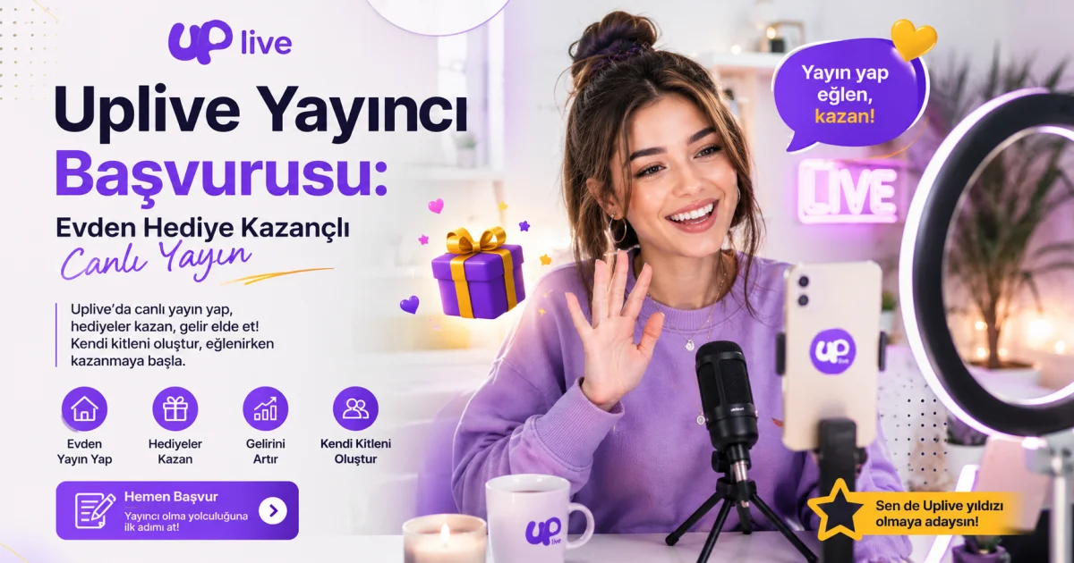 Кандидатстване за водещ в Uplive: Печелете подаръци на живо от вкъщи